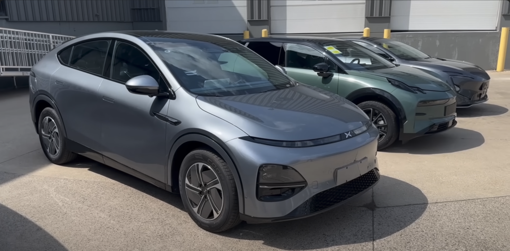 3 Chinese electric vehicles.